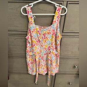Floral Sleeveless Romper